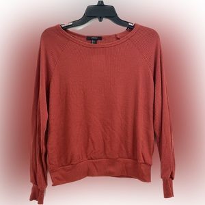 Rust Knit Top. Size small. NWT